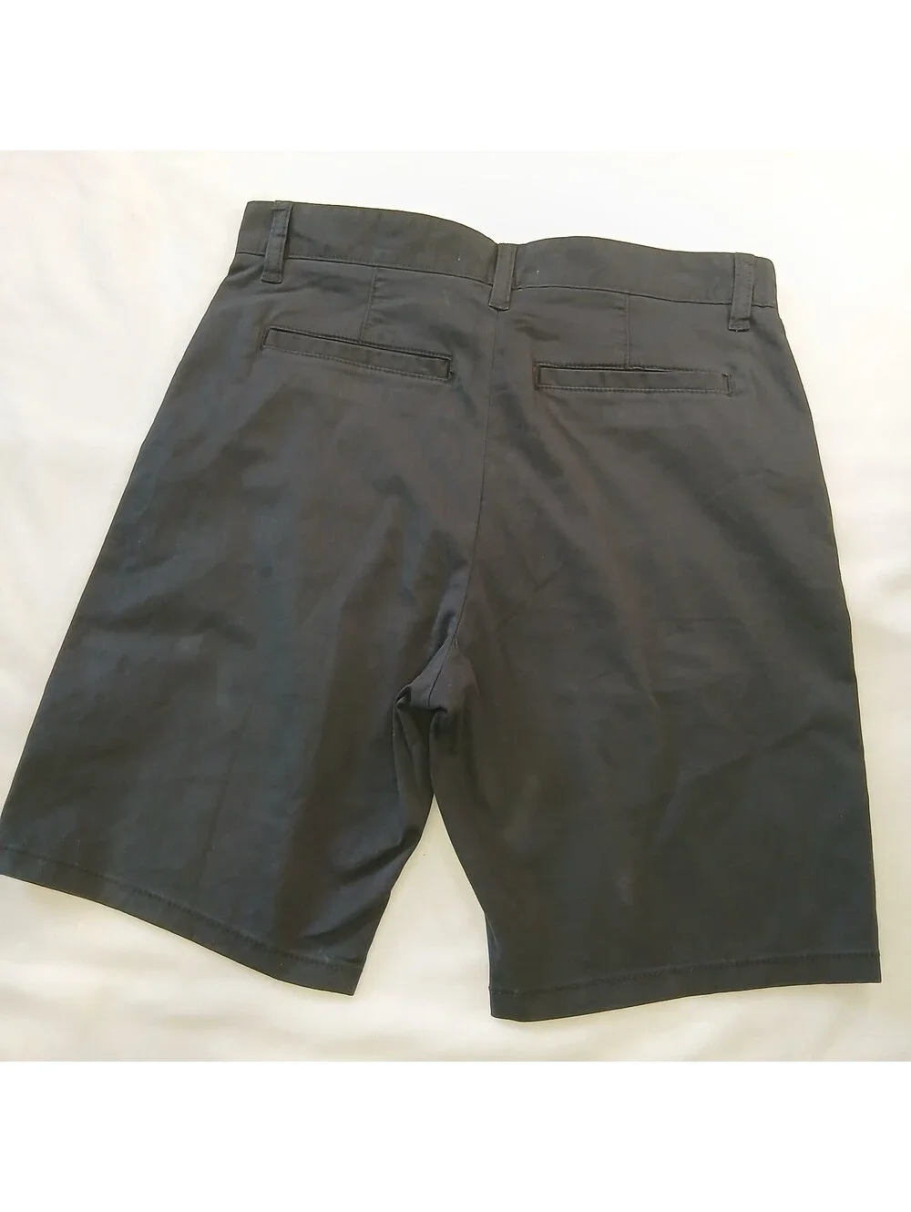 Brand New Black Straight Fit Chino Shorts Size W28 EUR 36 NWT